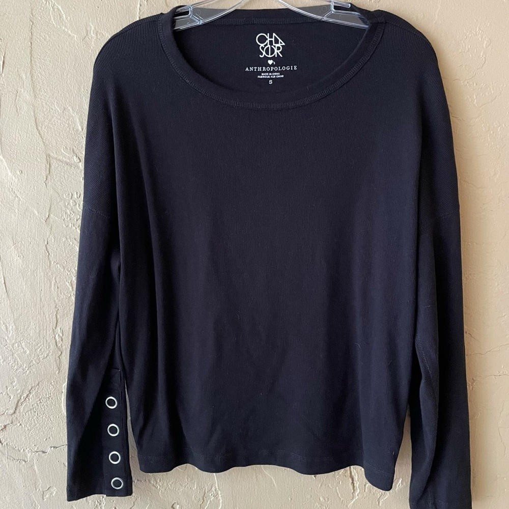 Chaser Anthro Side Snap Button Pullover Sweater - image 6